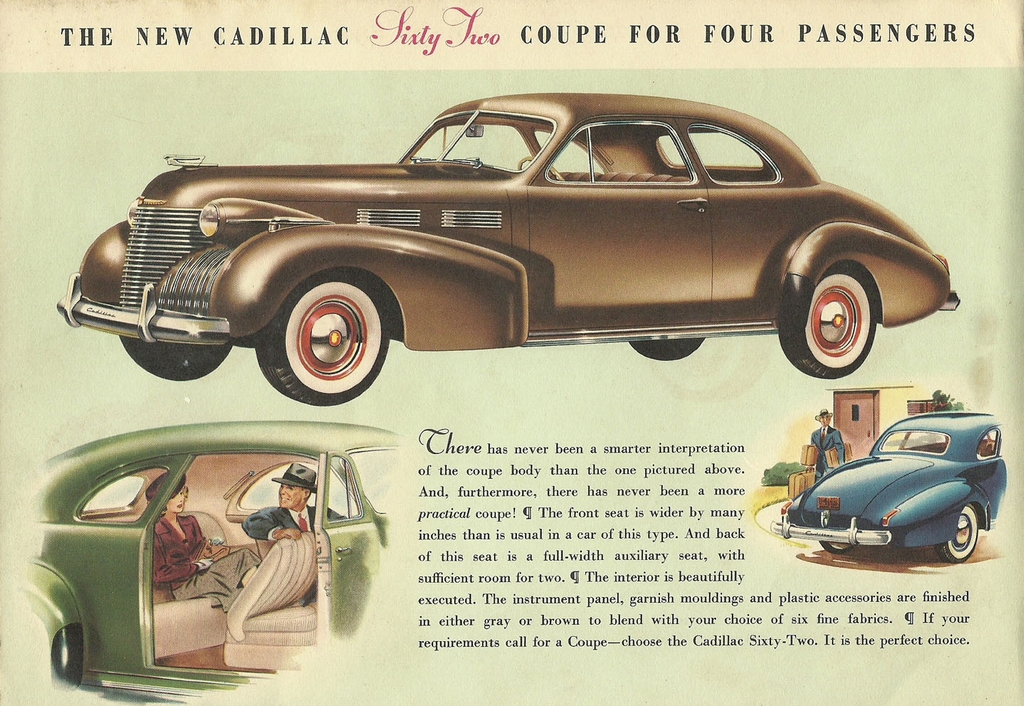 1940 Cadillac Sixty-Two Folder Page 3